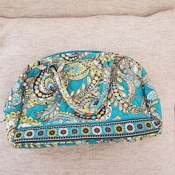 Vera Bradley Vintage Lola Handbag In Peacock Pattern - Picture 2 of 11